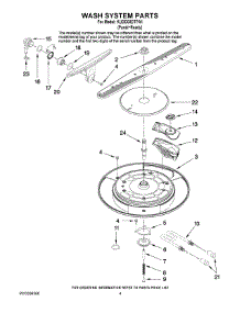 03 - Wash System Parts parts for Kitchenaid Dishwasher KUDD03DTPA1 from AppliancePartsPros.com