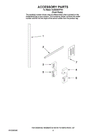 06 - Accessory Parts parts for Kitchenaid Dishwasher KUDD03DTPA1 from AppliancePartsPros.com