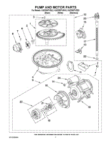 06 - Pump And Motor Parts parts for Kitchenaid Dishwasher KUDS50FVWH3 from AppliancePartsPros.com