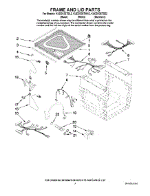 05 - Frame And Lid Parts parts for Kitchenaid Dishwasher KUDD03STSS2 from AppliancePartsPros.com