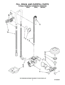 04 - Fill, Drain And Overfill Parts parts for Kitchenaid Dishwasher KUDS50SVSS2 from AppliancePartsPros.com