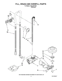04 - Fill, Drain And Overfill Parts parts for Kitchenaid Dishwasher KUDL03FVSS3 from AppliancePartsPros.com