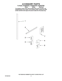 06 - Accessory Parts parts for Kitchenaid Dishwasher KUDD03DTWH2 from AppliancePartsPros.com