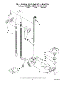 04 - Fill, Drain And Overfill Parts parts for Kitchenaid Dishwasher KUDS40CVBL2 from AppliancePartsPros.com