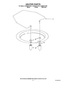08 - Heater Parts parts for Kitchenaid Dishwasher KUDS40CVBL2 from AppliancePartsPros.com