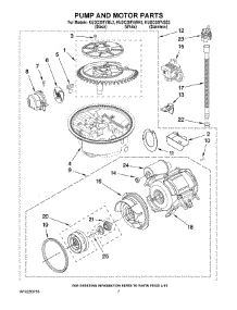 06 - Pump And Motor Parts parts for Kitchenaid Dishwasher KUDC20FVSS2 from AppliancePartsPros.com