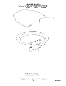 08 - Heater Parts parts for Kitchenaid Dishwasher KUDC20CVSS2 from AppliancePartsPros.com