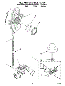06 - Fill And Overfill Parts parts for Kitchenaid Dishwasher KUDS02SRWH3 from AppliancePartsPros.com