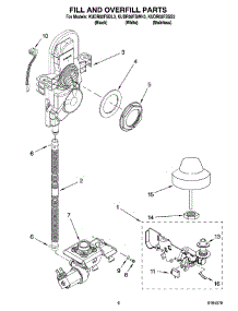 06 - Fill And Overfill Parts parts for Kitchenaid Dishwasher KUDR02FSSS3 from AppliancePartsPros.com