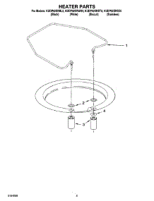 05 - Heater Parts parts for Kitchenaid Dishwasher KUDP02SRSS3 from AppliancePartsPros.com