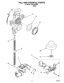 06 - Fill And Overfill Parts parts for Kitchenaid Dishwasher KUDJ02CRBS3 from AppliancePartsPros.com