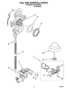 06 - Fill And Overfill Parts parts for Kitchenaid Dishwasher KUDU02VSPA3 from AppliancePartsPros.com