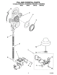 06 - Fill And Overfill Parts parts for Kitchenaid Dishwasher KUDP02IRWH3 from AppliancePartsPros.com