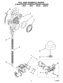 06 - Fill And Overfill Parts parts for Kitchenaid Dishwasher KUDI02IRBL3 from AppliancePartsPros.com