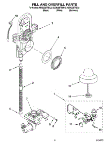 06 - Fill And Overfill Parts parts for Kitchenaid Dishwasher KUDU02FRSS3 from AppliancePartsPros.com