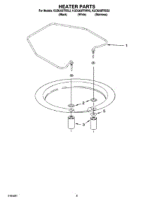05 - Heater Parts parts for Kitchenaid Dishwasher KUDU02FRSS2 from AppliancePartsPros.com