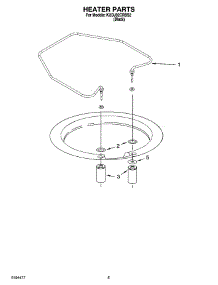 05 - Heater Parts parts for Kitchenaid Dishwasher KUDJ02CRBS2 from AppliancePartsPros.com