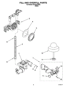 06 - Fill And Overfill Parts parts for Kitchenaid Dishwasher KUDJ02CRBS2 from AppliancePartsPros.com