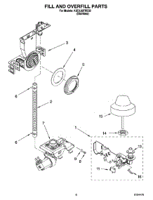 06 - Fill And Overfill Parts parts for Kitchenaid Dishwasher KUDL02FRSS2 from AppliancePartsPros.com