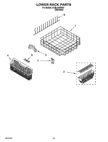 11 - Lower Rack Parts, Optional Parts (Not Included) parts for Kitchenaid Dishwasher KUDL02IRBS2 from AppliancePartsPros.com