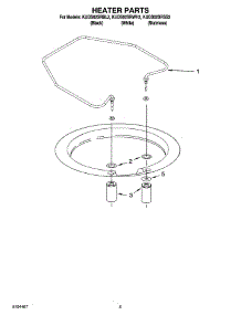 05 - Heater Parts parts for Kitchenaid Dishwasher KUDS02SRBL2 from AppliancePartsPros.com