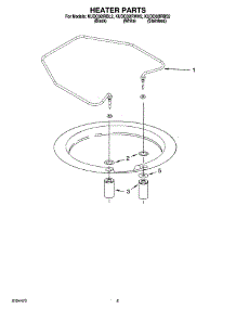 05 - Heater Parts parts for Kitchenaid Dishwasher KUDC02IRBS2 from AppliancePartsPros.com