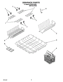 05 - Dishrack Parts parts for Kitchenaid Dishwasher KUDD01DSSS0 from AppliancePartsPros.com