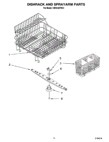 07 - Dishrack And Sprayarm Parts, Optional Parts (Not Included) parts for Kitchenaid Dishwasher KIDS42EPSS1 from AppliancePartsPros.com