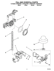 06 - Fill And Overfill Parts parts for Kitchenaid Dishwasher KUDP02FRWH1 from AppliancePartsPros.com