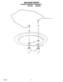 05 - Heater Parts parts for Kitchenaid Dishwasher KUDU02VRMT1 from AppliancePartsPros.com