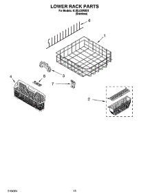 11 - Lower Rack Parts, Optional Parts (Not Included) parts for Kitchenaid Dishwasher KUDL02IRBS1 from AppliancePartsPros.com