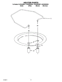 05 - Heater Parts parts for Kitchenaid Dishwasher KUDP02SRBT1 from AppliancePartsPros.com