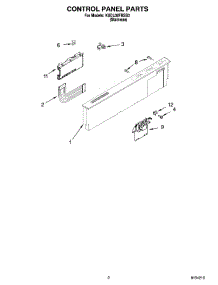 02 - Control Panel Parts parts for Kitchenaid Dishwasher KUDL02FRSS0 from AppliancePartsPros.com
