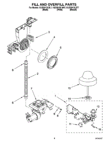 06 - Fill And Overfill Parts parts for Kitchenaid Dishwasher KUDS01DLWH7 from AppliancePartsPros.com