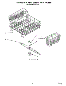 07 - Dishrack And Sprayarm Parts And Optional Parts (Not Included) parts for Kitchenaid Dishwasher KIDS42EPSS0 from AppliancePartsPros.com