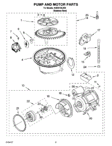08 - Pump And Motor Parts parts for Kitchenaid Dishwasher KUDI01DLSS6 from AppliancePartsPros.com