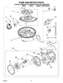 08 - Pump And Motor Parts parts for Kitchenaid Dishwasher KUDP01ILBS6 from AppliancePartsPros.com