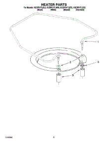 05 - Heater Parts parts for Kitchenaid Dishwasher KUDP01FLBT5 from AppliancePartsPros.com