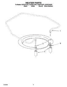05 - Heater Parts parts for Kitchenaid Dishwasher KUDP01ILBL5 from AppliancePartsPros.com
