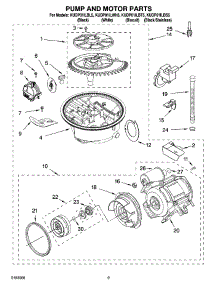 08 - Pump And Motor Parts parts for Kitchenaid Dishwasher KUDP01ILWH5 from AppliancePartsPros.com