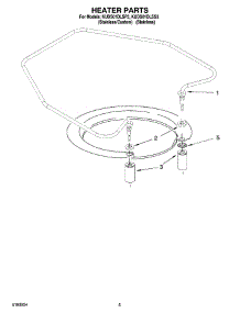 05 - Heater Parts parts for Kitchenaid Dishwasher KUDS01DLSP3 from AppliancePartsPros.com