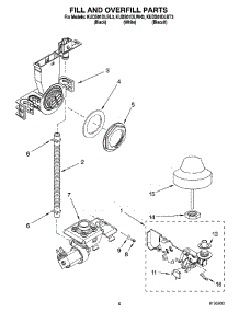 06 - Fill And Overfill Parts parts for Kitchenaid Dishwasher KUDS01DLBL3 from AppliancePartsPros.com