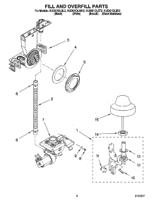 06 - Fill And Overfill Parts parts for Kitchenaid Dishwasher KUDI01DLBT2 from AppliancePartsPros.com