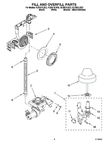 06 - Fill And Overfill Parts parts for Kitchenaid Dishwasher KUDI01ILBL2 from AppliancePartsPros.com