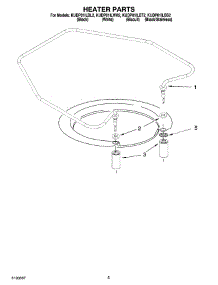 05 - Heater Parts parts for Kitchenaid Dishwasher KUDP01ILWH2 from AppliancePartsPros.com