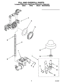 06 - Fill And Overfill Parts parts for Kitchenaid Dishwasher KUDP01ILBL2 from AppliancePartsPros.com