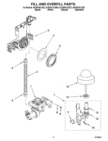 06 - Fill And Overfill Parts parts for Kitchenaid Dishwasher KUDP01FLWH2 from AppliancePartsPros.com