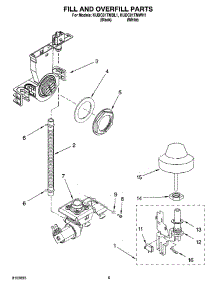 06 - Fill And Overfill Parts parts for Kitchenaid Dishwasher KUDC01TMWH1 from AppliancePartsPros.com