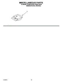 12 - Miscellaneous Parts Optional Parts (Not Included) parts for Kitchenaid Dishwasher KUDS01DLSS2 from AppliancePartsPros.com