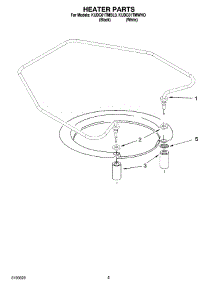 05 - Heater Parts parts for Kitchenaid Dishwasher KUDC01TMWHO from AppliancePartsPros.com